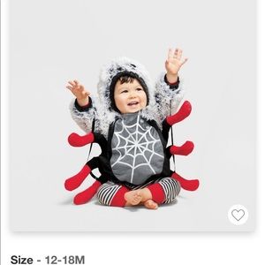Baby Pullover Halloween Spider Costume